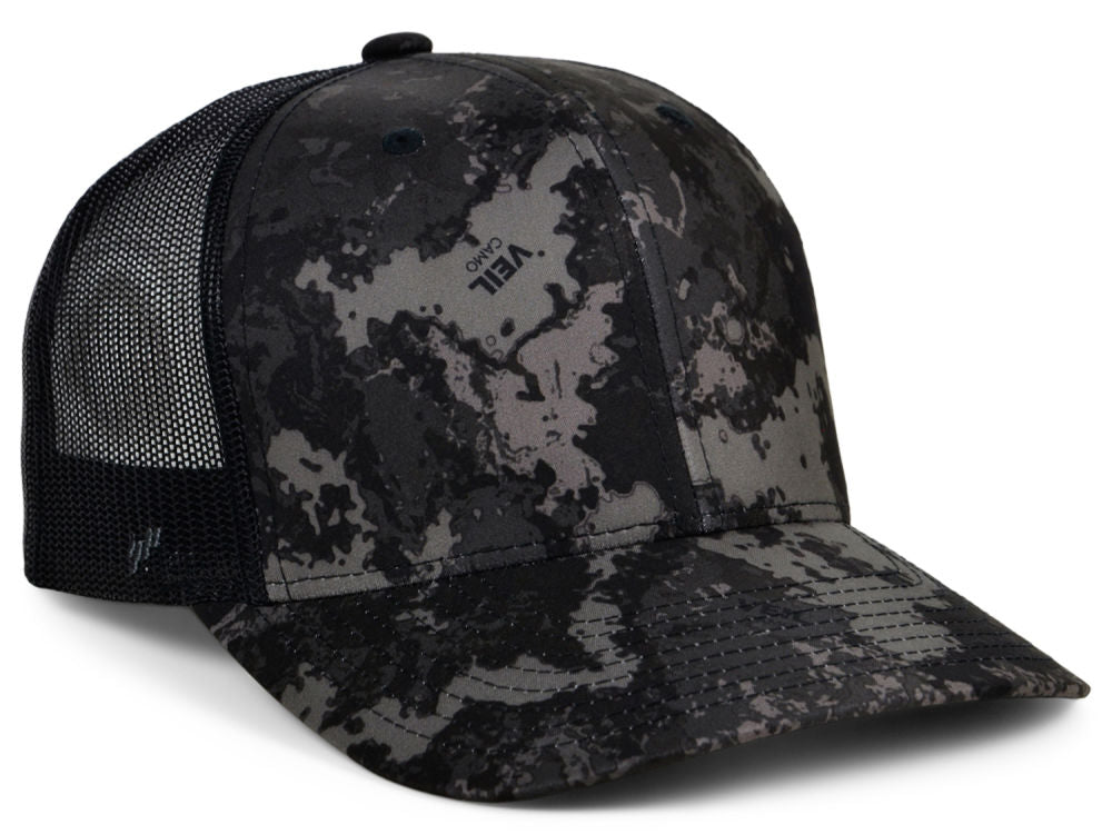 Trucker Veil Camo - Black/Camo