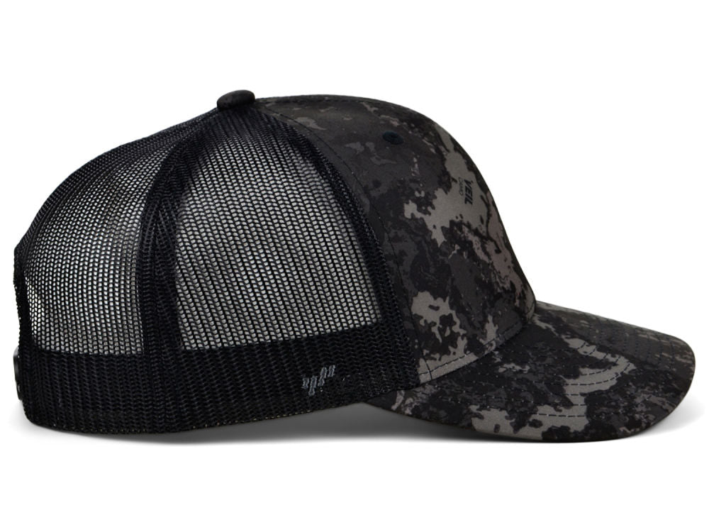 Trucker Veil Camo - Black/Camo
