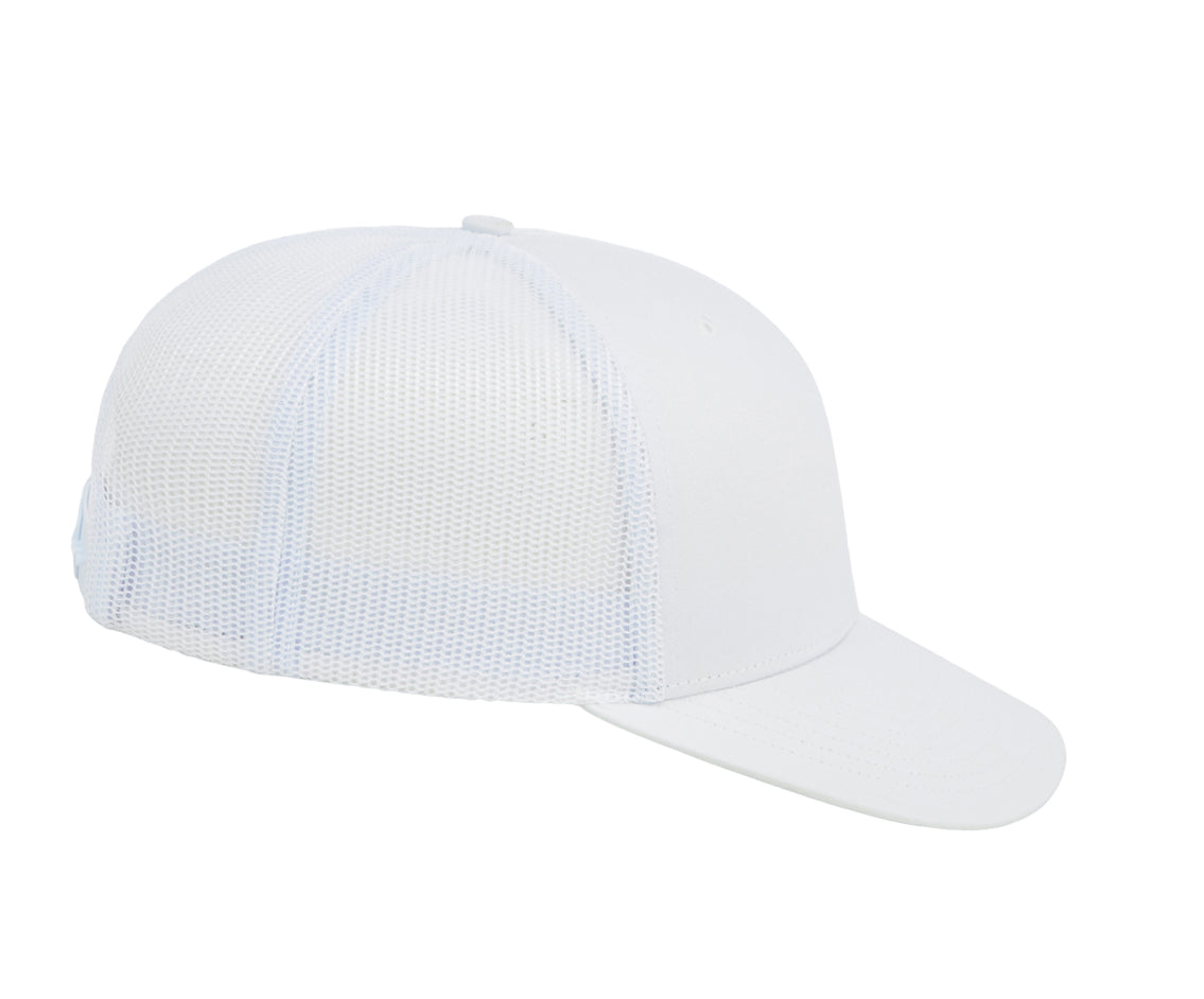 112 Trucker - White/White
