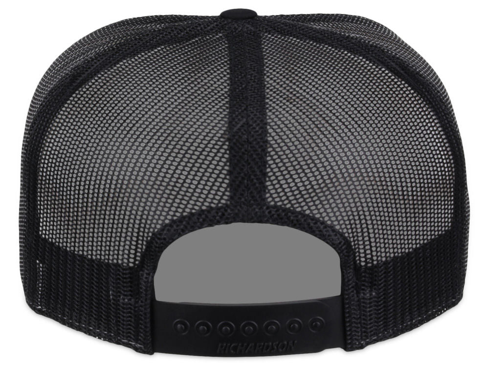 168 7 Panel Trucker - Charcoal/Black/White