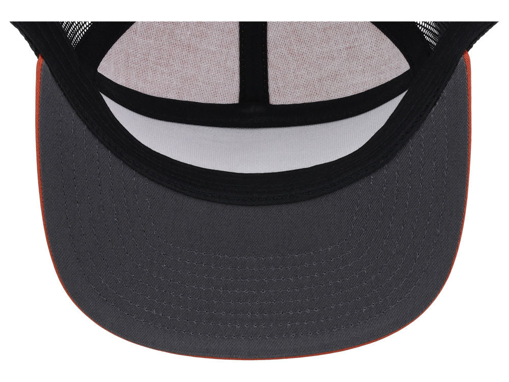 168 7 Panel Trucker - Charcoal/Orange/Black
