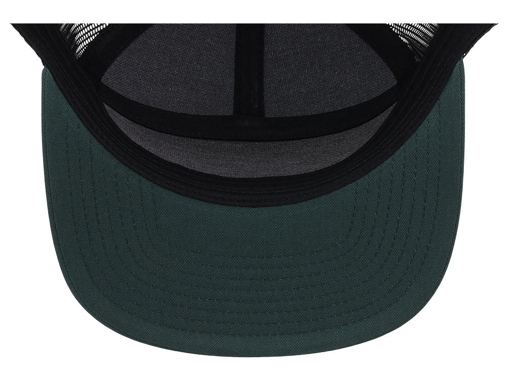 168 7 Panel Trucker - Dark Green/Black