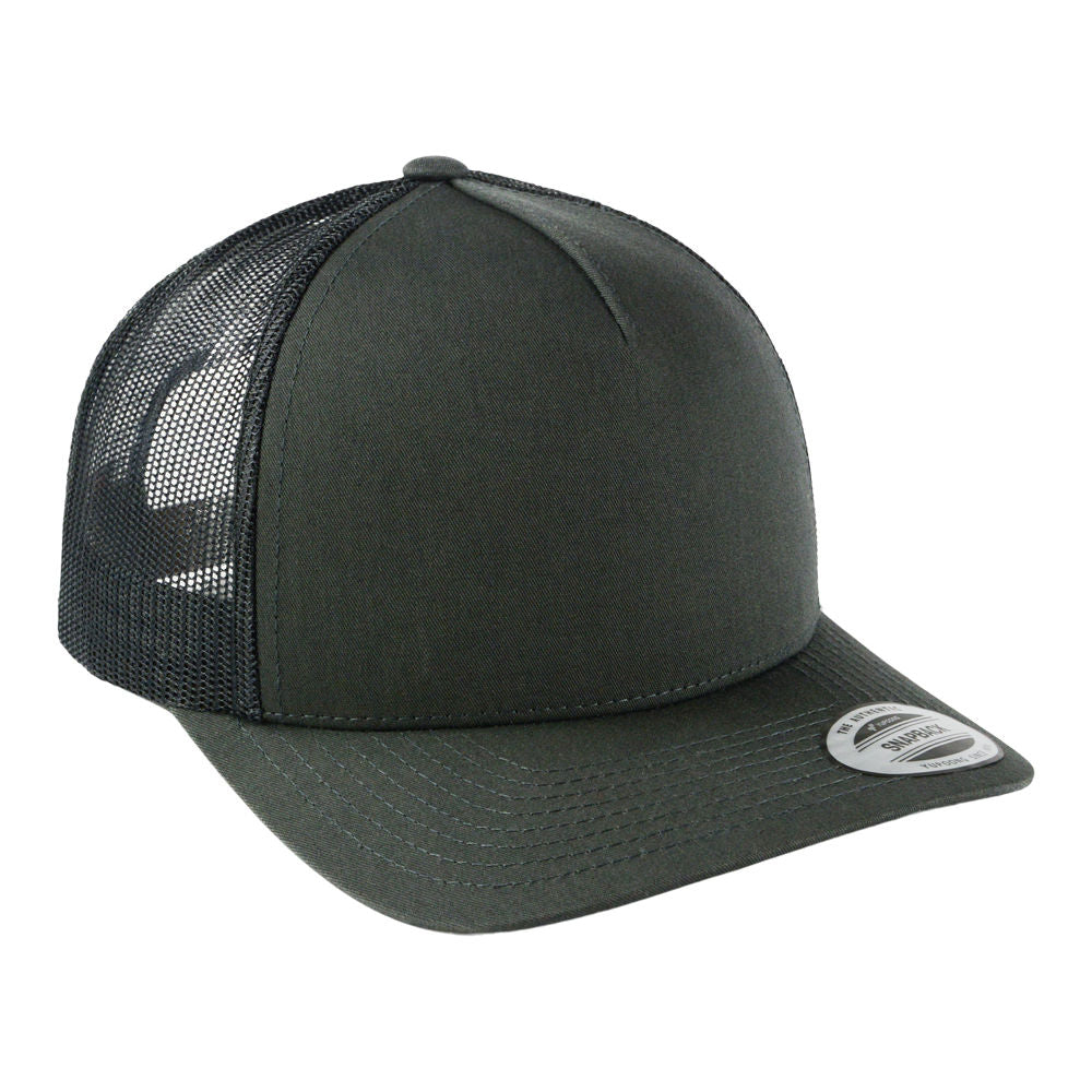 5-Panel Retro Trucker - Charcoal