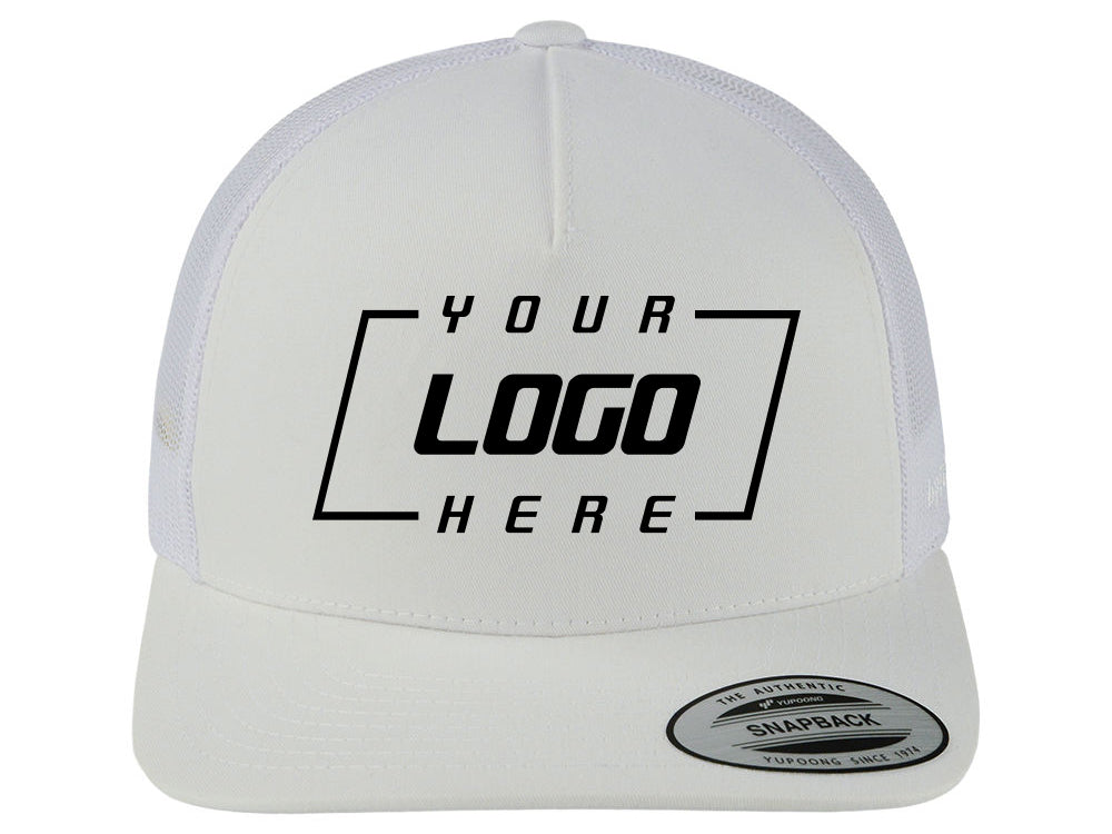 5-Panel Retro Trucker - White