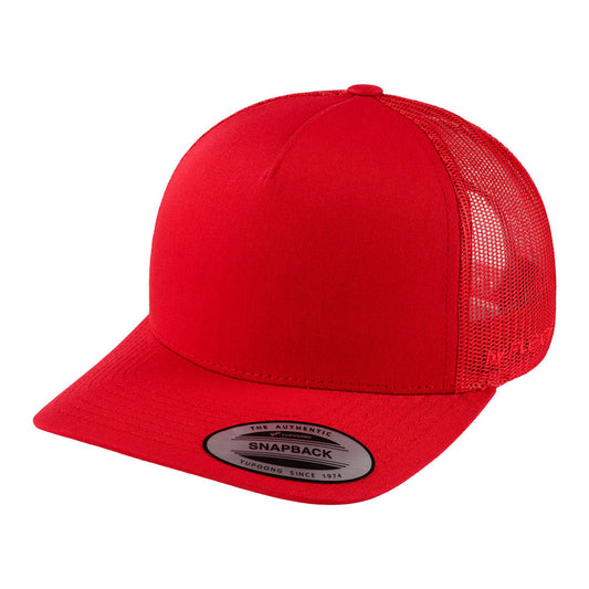 5-Panel Retro Trucker - Red