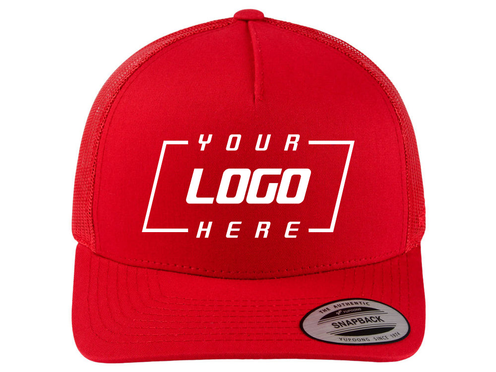 5-Panel Retro Trucker - Red