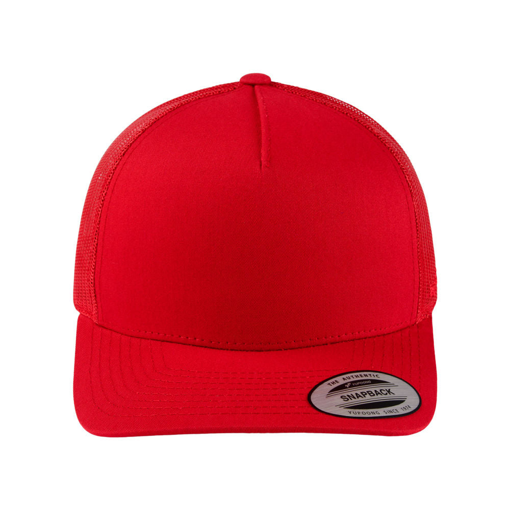 5-Panel Retro Trucker - Red