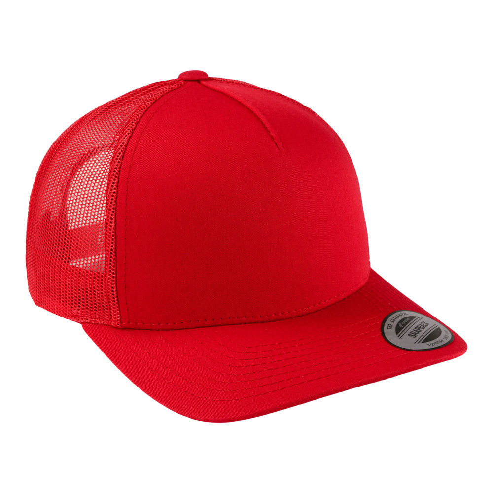 5-Panel Retro Trucker - Red