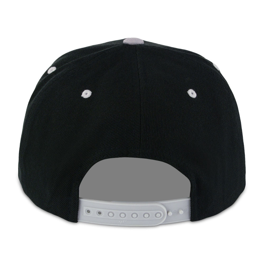 Classic 2-Tone Snapback - Black/Silver