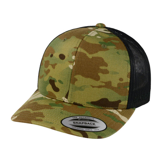 Retro Trucker- Brown/Multicam