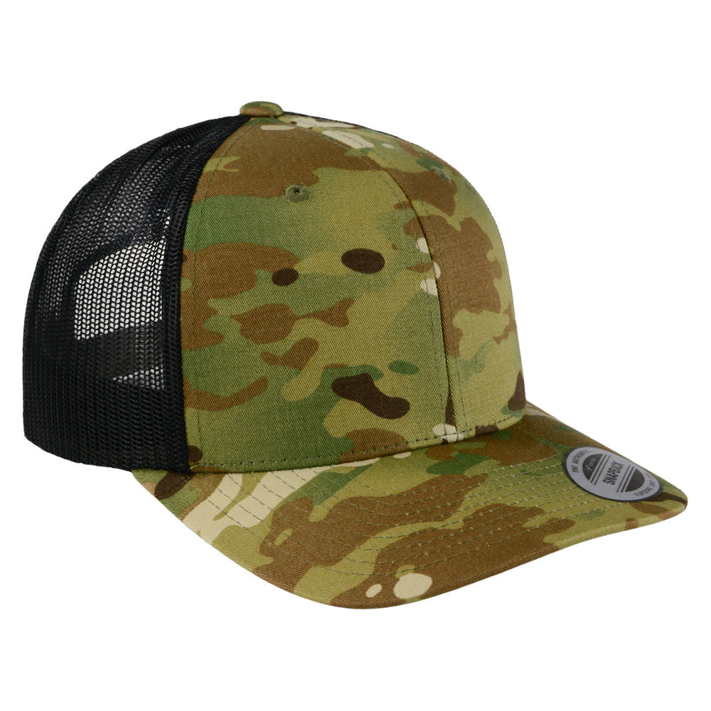 Retro Trucker- Brown/Multicam