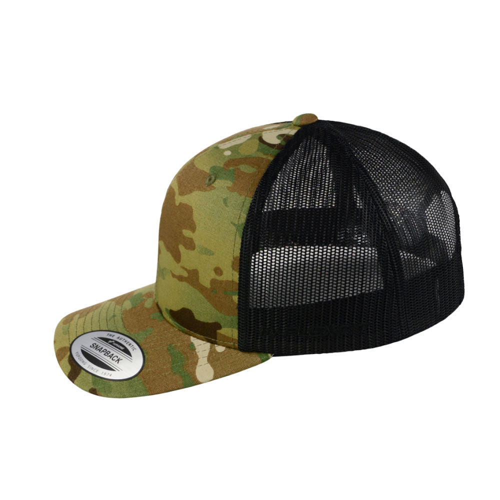 Retro Trucker- Brown/Multicam