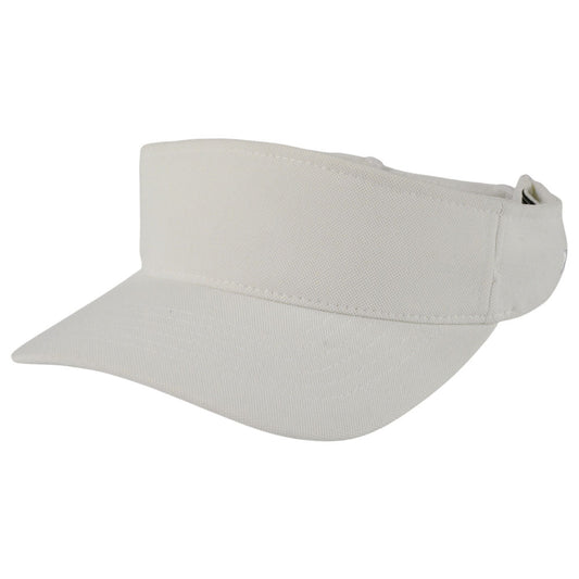 Mini Pique Visor - White
