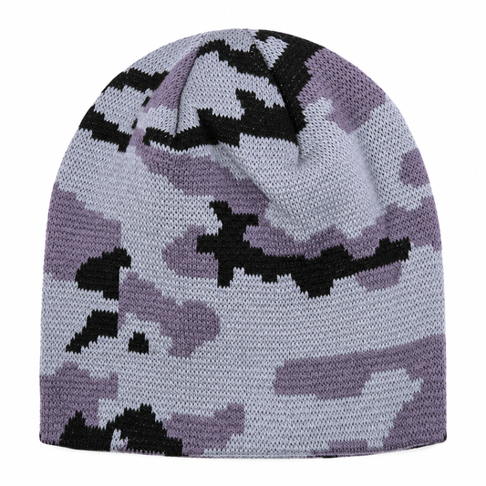 Decky 8031 Camo Knit Beanie - City Camo