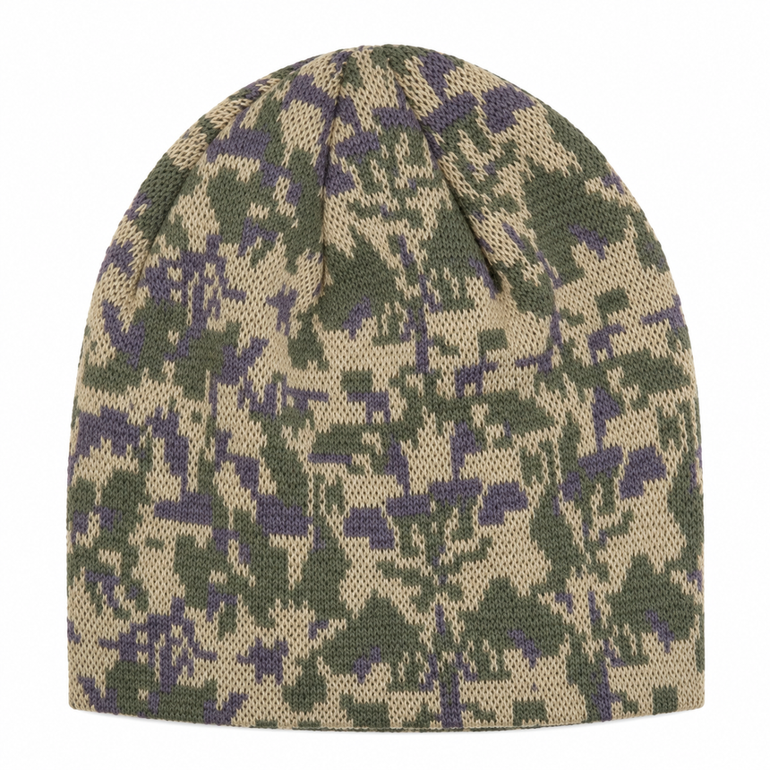 Decky 8031 Camo Knit Beanie - Digital Pixel Camo