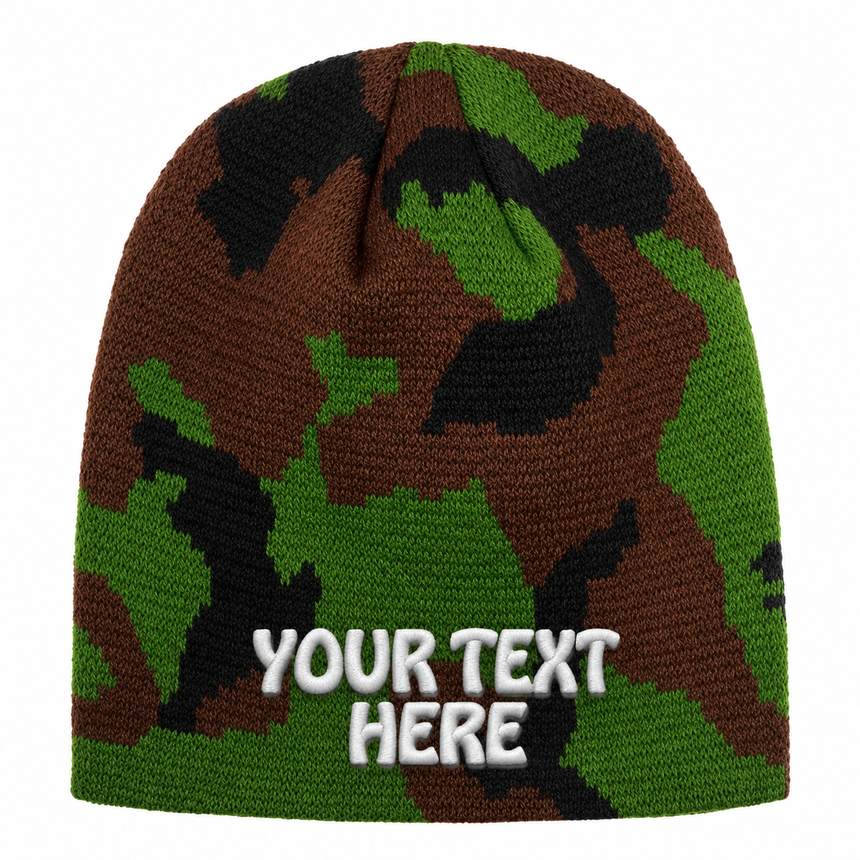 Decky 8031 Camo Knit Beanie - Realtree Green