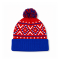 August Caps 8458 Pom Pom Beanie - American X