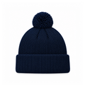 August Caps 8458 Pom Pom Beanie - Navy