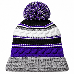 Purple/ Black/ White