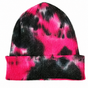 Tie Dye Black Hot Pink