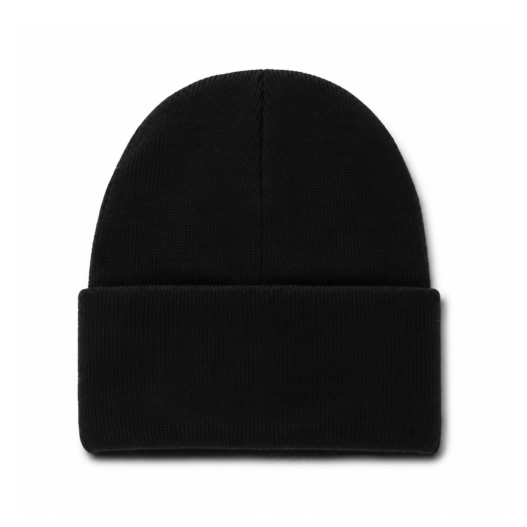 Custom Port and Company CP90 cuffed knit beanie embroidered with a logo — best seller