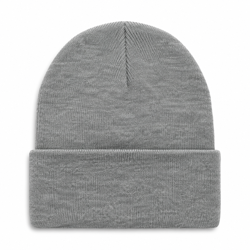 Port & Company CP90 Cuffed Knit Beanie - Light Gray