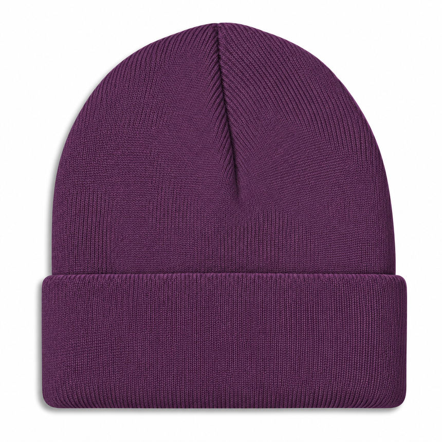 Port & Company CP90 Cuffed Knit Beanie - Pure Purple