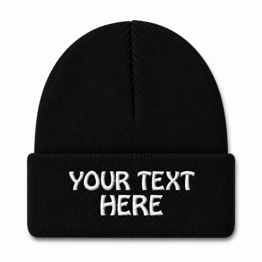 Port & Company CP90 Cuffed Knit Beanie - Black
