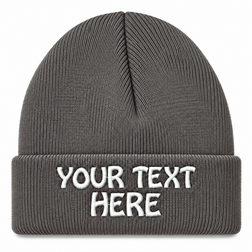 Port & Company CP90 Cuffed Knit Beanie - Dark Gray