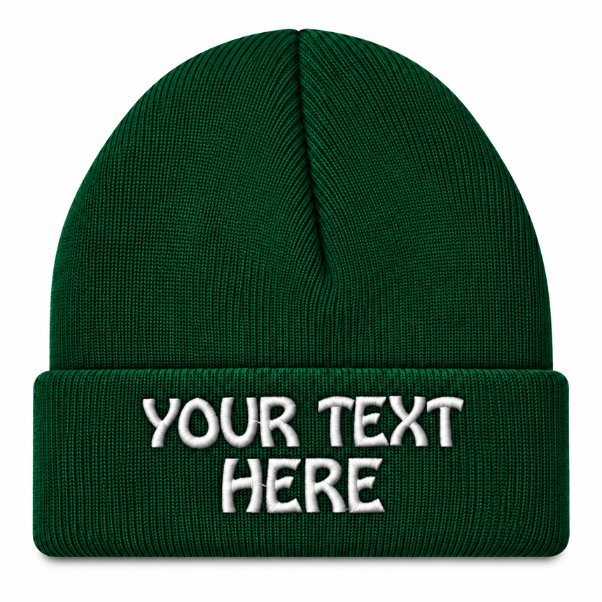 Port & Company CP90 Cuffed Knit Beanie - Forest Green