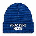 Port & Company CP90 Cuffed Knit Beanie - Heather Royal Blue