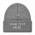Port & Company CP90 Cuffed Knit Beanie - Light Gray