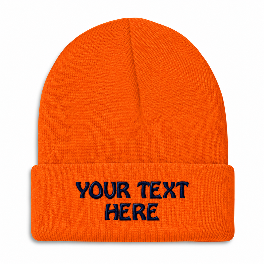 Port & Company CP90 Cuffed Knit Beanie - Orange