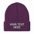 Port & Company CP90 Cuffed Knit Beanie - Pure Purple