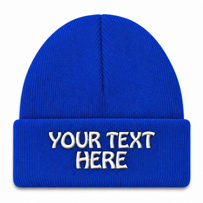 Port & Company CP90 Cuffed Knit Beanie - Royal Blue