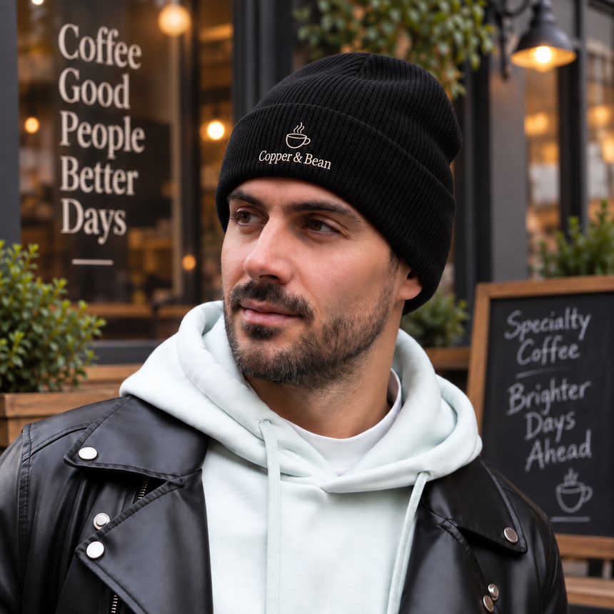 Port & Company CP90 Cuffed Knit Beanie - Black