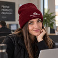 Port & Company CP90 Cuffed Knit Beanie - Burgundy