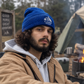 Port & Company CP90 Cuffed Knit Beanie - Heather Royal Blue