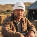 Port & Company CP90 Cuffed Knit Beanie - White