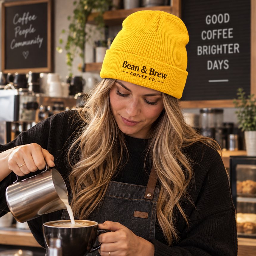 Port & Company CP90 Cuffed Knit Beanie - Yellow