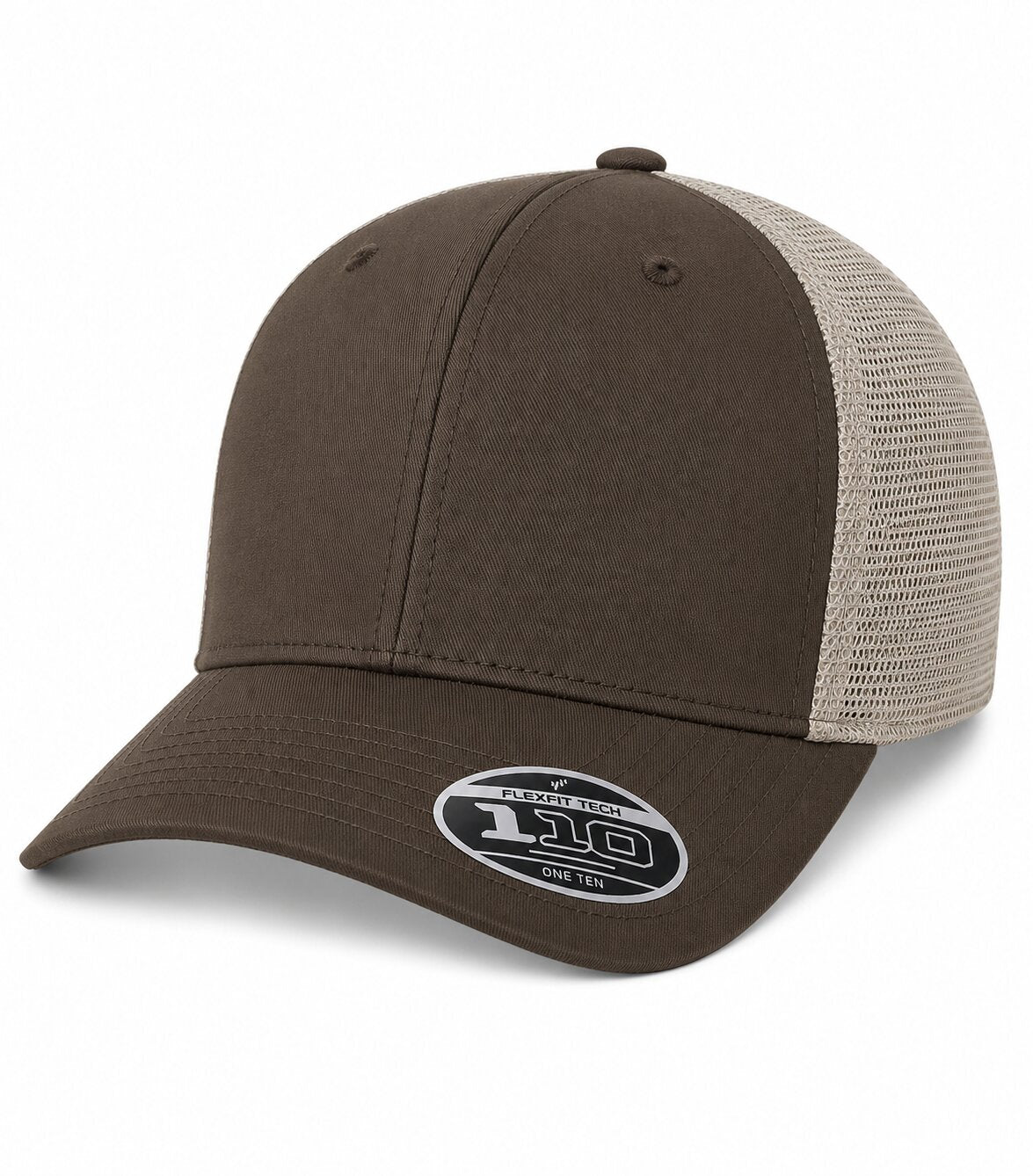 110® Mesh-Back Cap - 110M - Brown/Khaki
