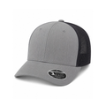 Flexfit 110M 110® Mesh-Back Cap - Heather Grey/Black