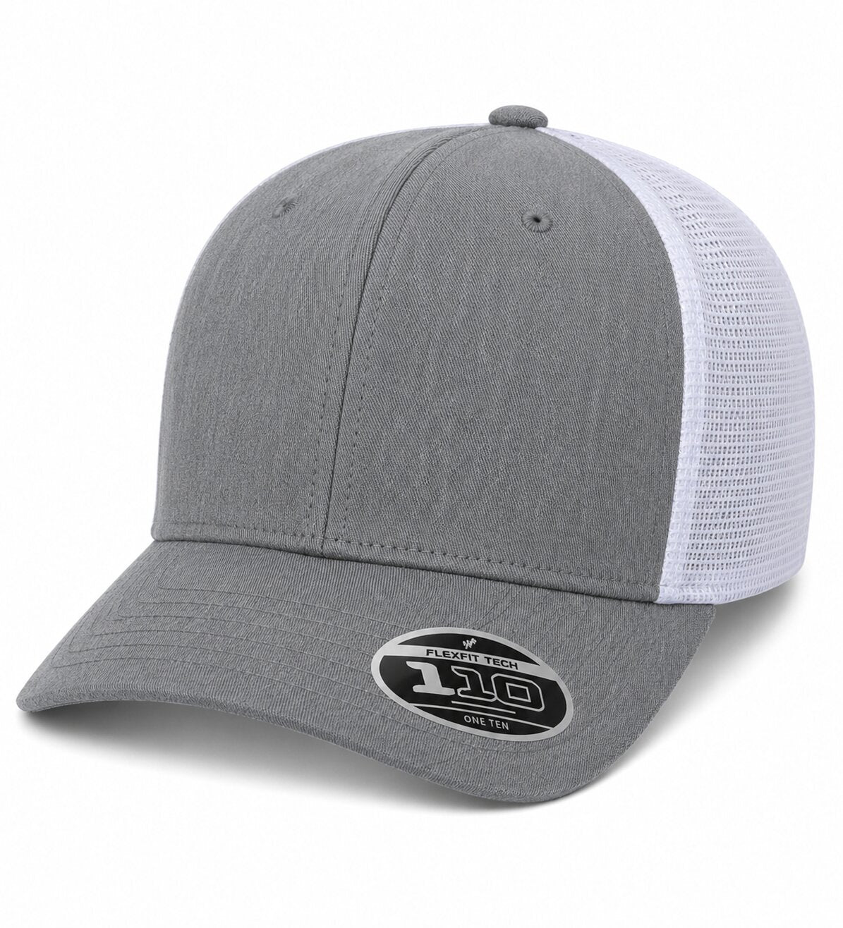 110® Mesh-Back Cap - 110M - Heather Grey/White