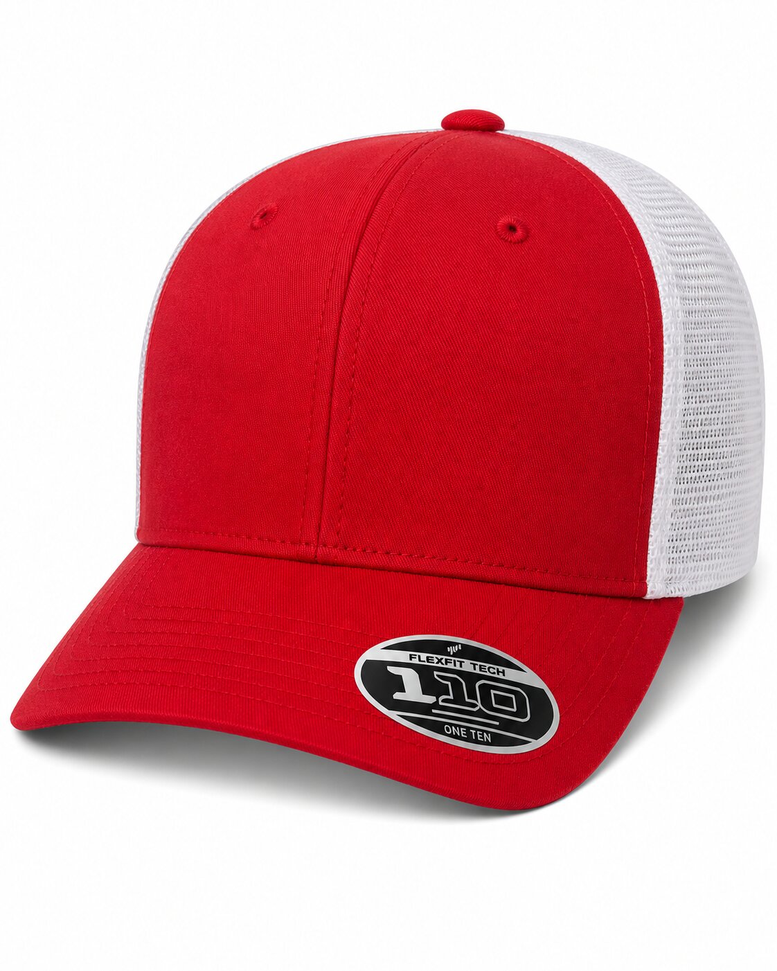 110® Mesh-Back Cap - 110M - Red/White