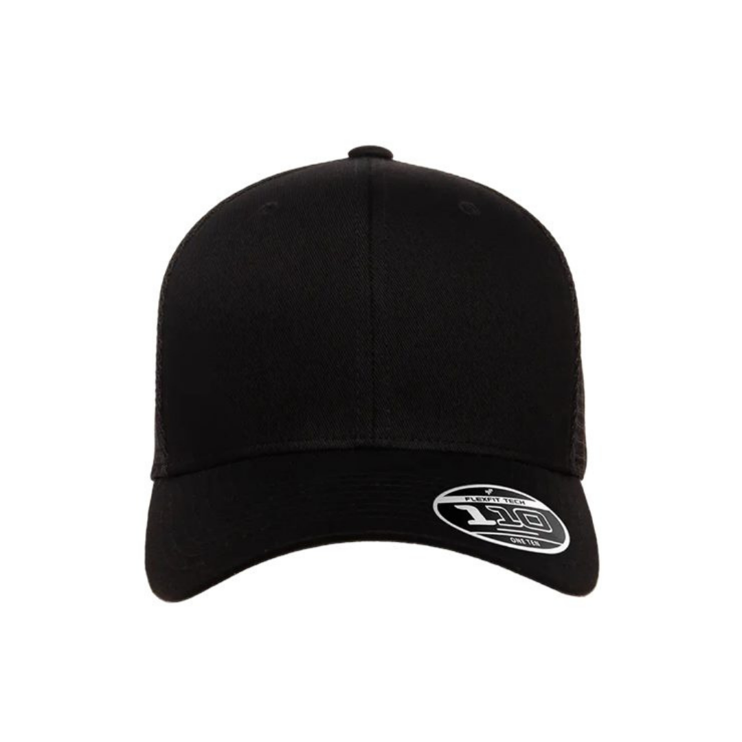 Flexfit 110M 110® Mesh-Back Cap - Black