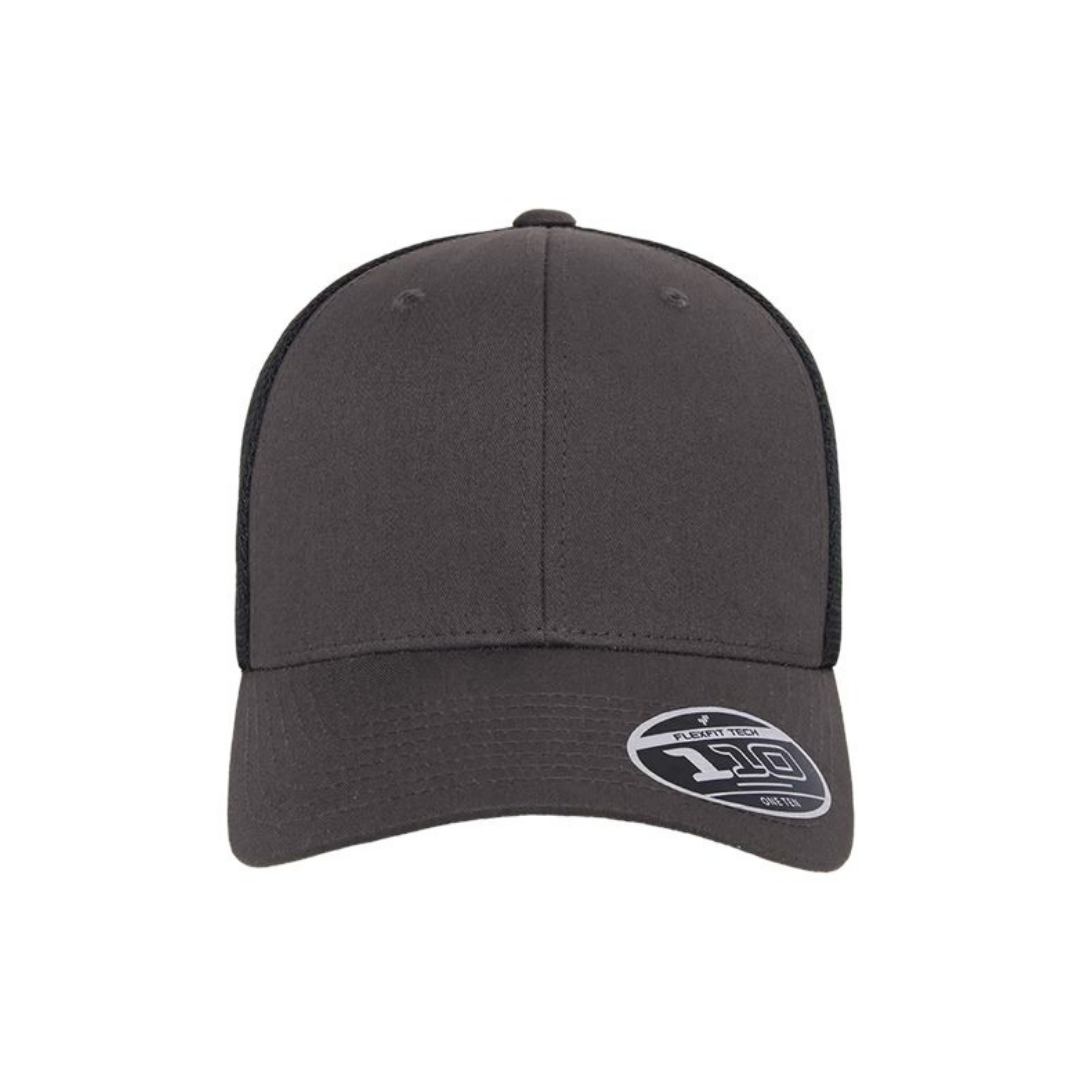 Flexfit 110M 110® Mesh-Back Cap - Charocal Black