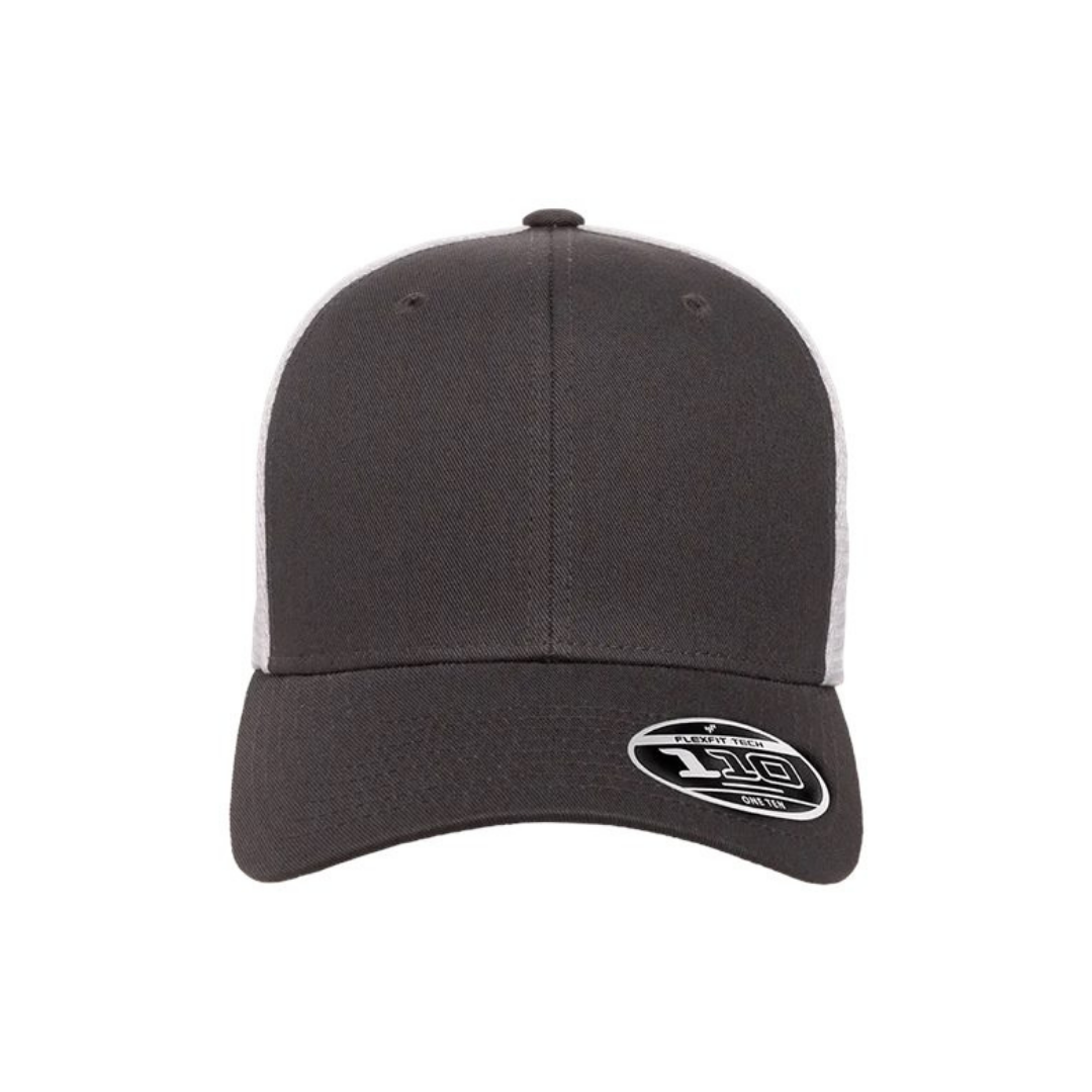 Flexfit 110M 110® Mesh-Back Cap - Charcoal/White