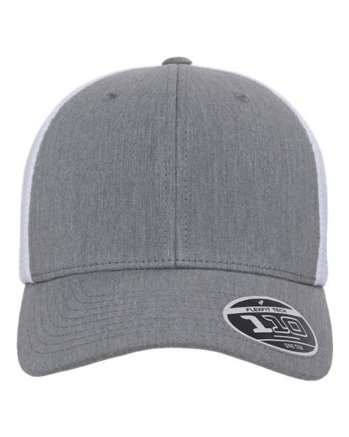 110® Mesh-Back Cap - 110M - Heather Grey/White