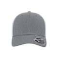 Flexfit 110M 110® Mesh-Back Cap - Heather Grey/White