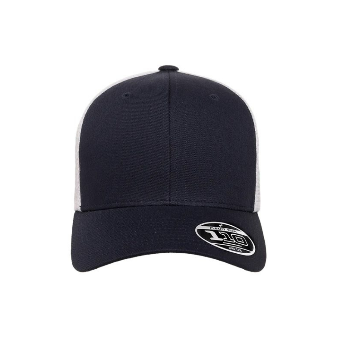 Flexfit 110M 110® Mesh-Back Cap - Navy/White